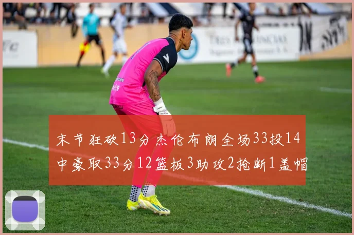 末节狂砍13分杰伦布朗全场33投14中豪取33分12篮板3助攻2抢断1盖帽